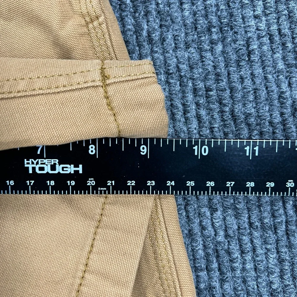 Carhartt Rugged Flex Relaxed Fit Canvas Work Shorts Mens 36 Brown Casual New